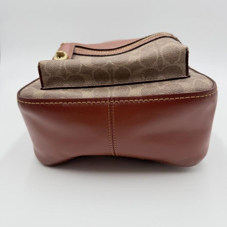 COACH（コーチ） ミニ バックパック リュックサック シグネチャー PVC