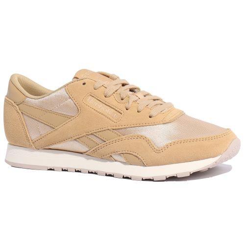 reebok classic nylon beige