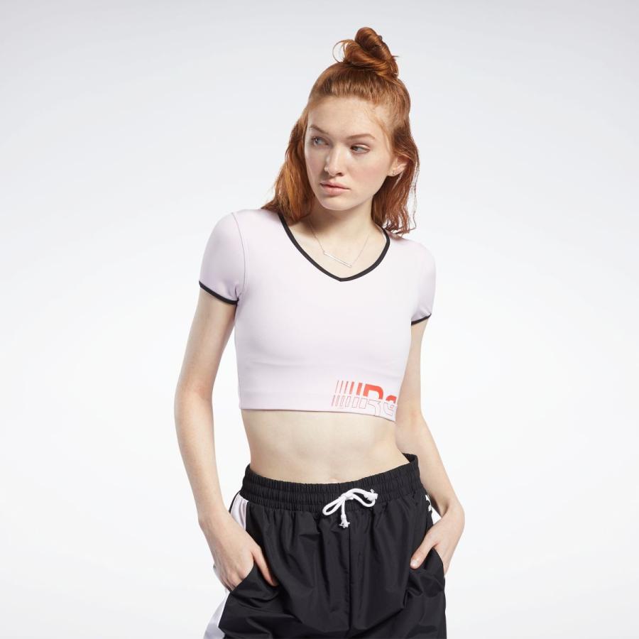 reebok crop tee