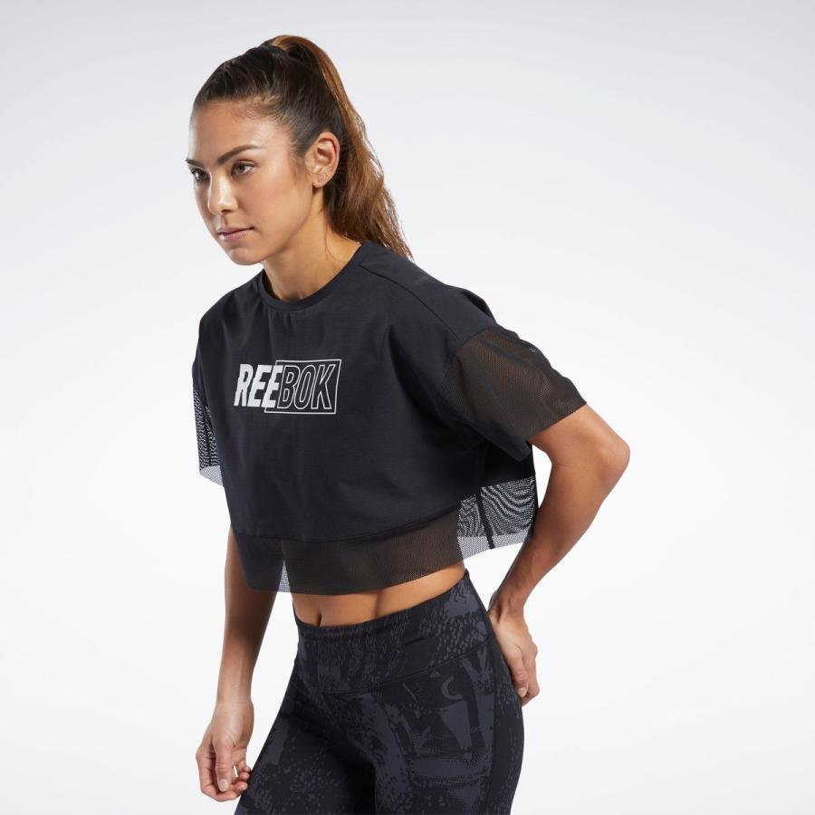 reebok crop tee