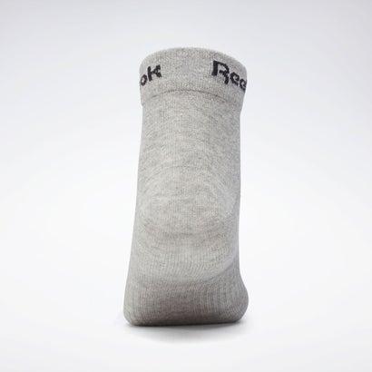 【リーボック公式】アクティブ コア アンクル ソックス 3足組 / Active Core Ankle Socks 3 Pairs（ミディアムグレーヘ｜reebok｜02