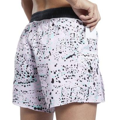 【リーボック公式】ワークアウト レディ ラン プリンテッド ショーツ / Workout Ready Run Printed Shorts （ピンク）｜reebok｜05