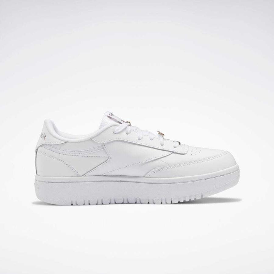 セール価格 返品可 リーボック公式 スニーカー Reebok クラブ シー / Club C Double whitesneaker summer_sale|Reebok Shop |01