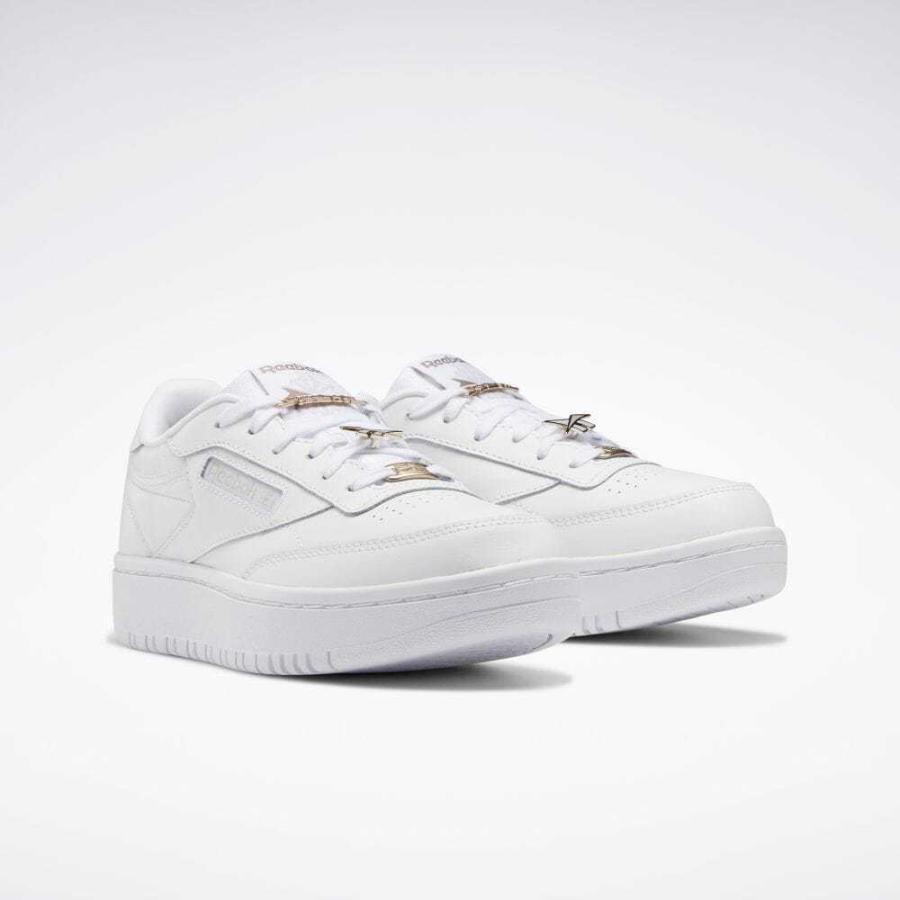 セール価格 返品可 リーボック公式 スニーカー Reebok クラブ シー / Club C Double whitesneaker summer_sale|Reebok Shop |02