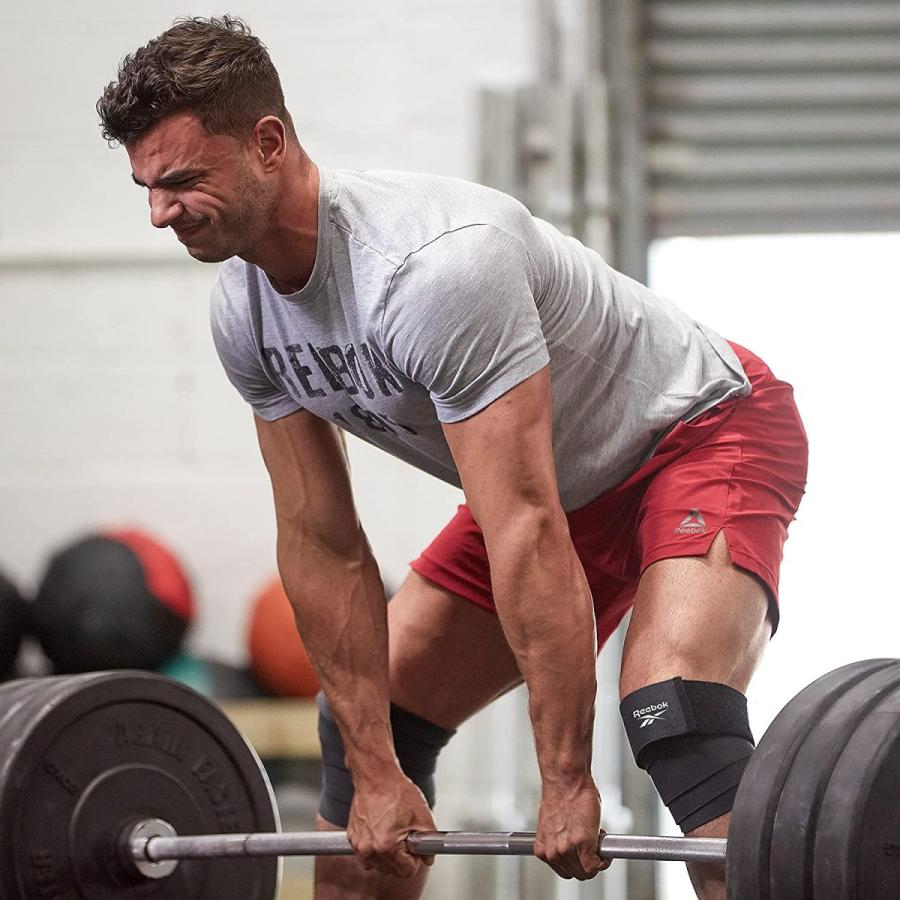 Reebok（リーボック） 膝 サポーター ニーラップ ウェイトトレーニング