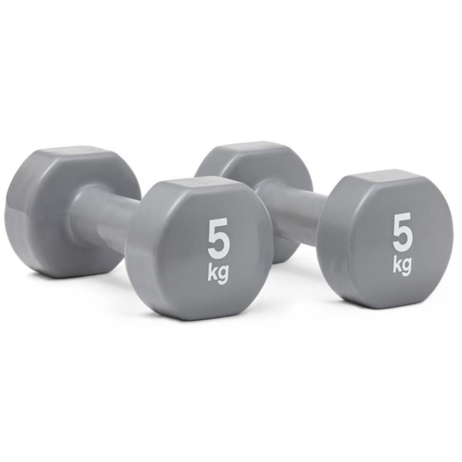 Reebok ダンベル 6個セット Reebok（リーボック） ソフトコーティング ダンベル 5kg 2個セット