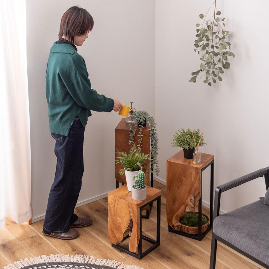 プランタースタンド プランターラック グリーン 観葉植物 置き台