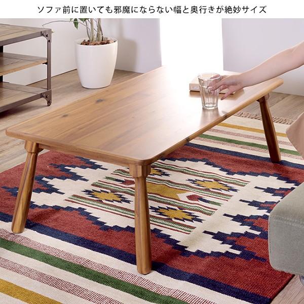 こたつテーブル 炬燵 コタツ 長方形 105cm×60cm シンプル 木目 天然木 ナチュラル カントリー 北欧 おしゃれ モダン リビングテーブル センターテーブルの画像