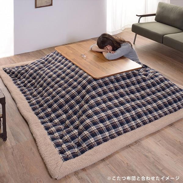 こたつテーブル 炬燵 コタツ 長方形 105cm×60cm シンプル 木目 天然木 ナチュラル カントリー 北欧 おしゃれ モダン リビングテーブル センターテーブルの画像
