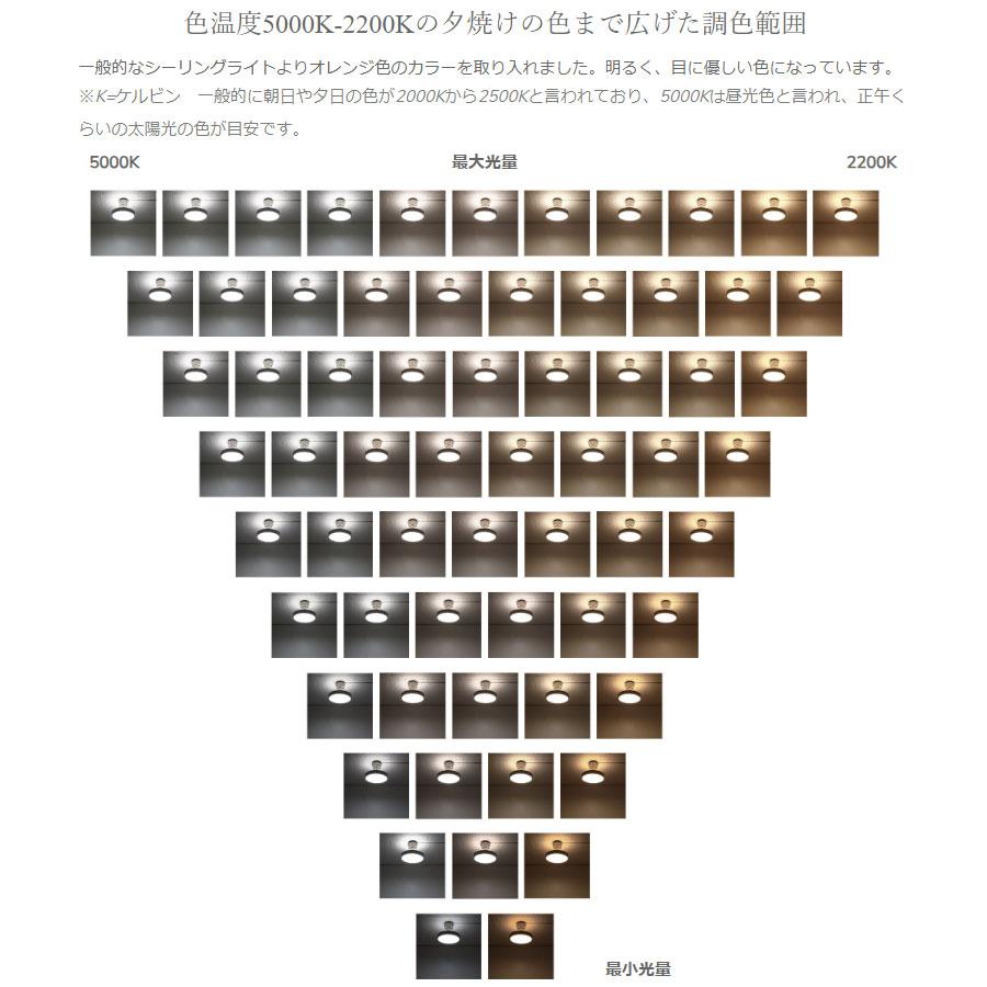 シーリングライト LEDライト LED内蔵 天井 照明 6畳 8畳 10畳 12畳 調光 調色 北欧 電気 おしゃれ かっこいい ミッドセンチュリー リモコン  ポイント利用_9
