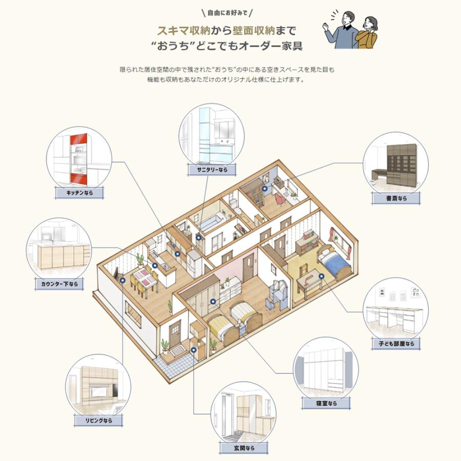 オーダー シューズボックス シューズラック 下駄箱 玄関収納 1cm単位で