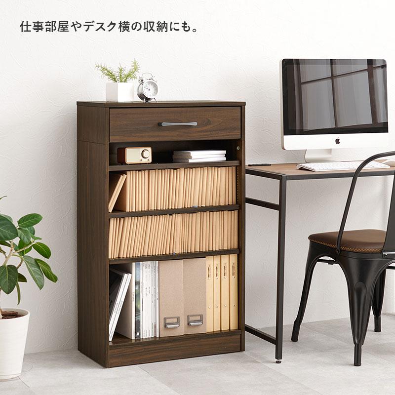本棚 書棚 シェルフ 棚 大容量 1cm単位 1cmピッチ 稼働 ブック 書籍 単行本 コミック 漫画 小説 ハードカバー 雑誌 カタログ ピッタリ収納 シンプル_16