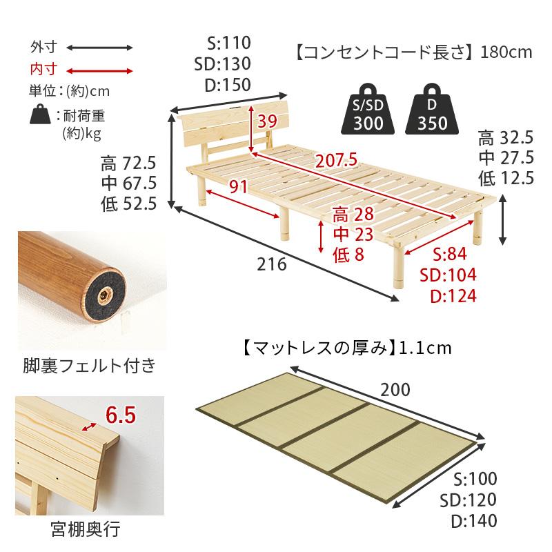 畳ベッド 畳シングルベッド 和モダン 和ベッド シングルサイズ ベッド