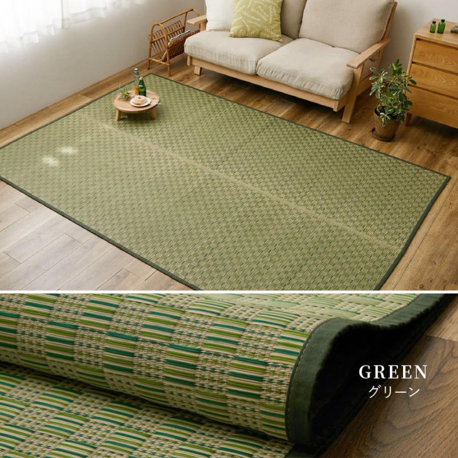 ござ 畳 上敷き 敷きつめ い草 カーペット 286×382 cm 本間 6帖 茣蓙 ゴザ 天然 自然 夏 梅雨 イ草 さわやか ナチュラル 和モダン 和室 ポイント利用_14
