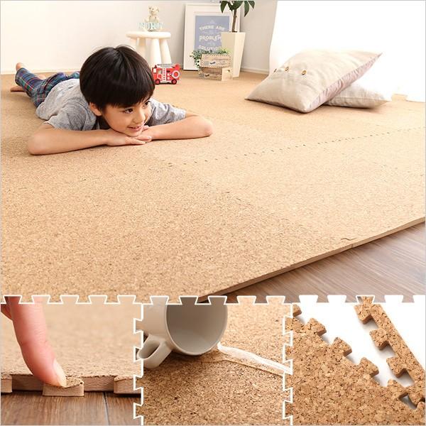 ジョイントマット プレイマット コルクマット 45cm 8枚セット 1畳用 天然素材 自然素材 安全 シンプル 赤ちゃん 子ども 大きさ自由 敷き物 クッション Hot Comt 8 Reech Online 通販 Yahoo ショッピング