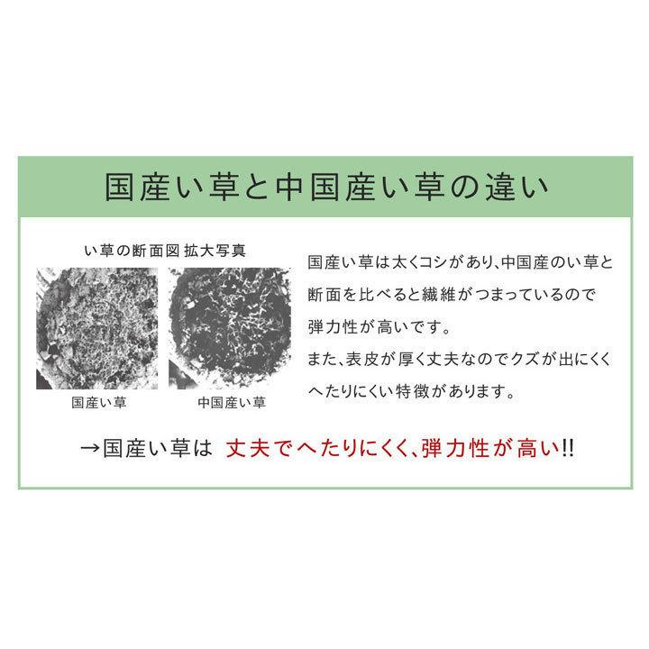 キッチンマット 60×240cm 台所 い草 天然素材 国産 お手入れ楽 滑り止め マット 床 フローリング 滑りにくい おしゃれ かわいい 安い 一人暮らし ワンルームの画像