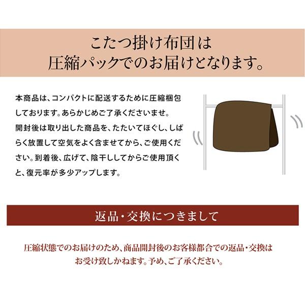 こたつ布団 敷き布団 2点セット 掛敷セット 正方形 205cm×205cm 3尺 掛け布団 敷き布団 厚掛け 高級 和柄 和モダン モダン 和風 かわいい おしゃれ 軽量の画像
