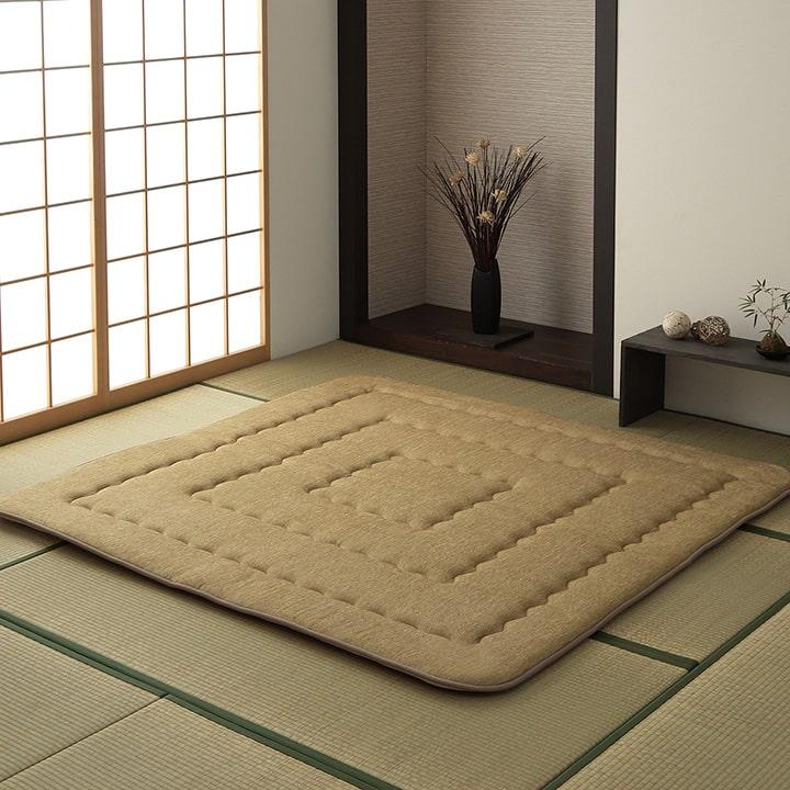 ふかふか ふっくら 撥水 ラグ カーペット ボリューム 1.5畳用 一畳半用 130cm×190cm 日本製 クッション マット カーペット こたつ敷き 防音 国産 おしゃれ 無地_15