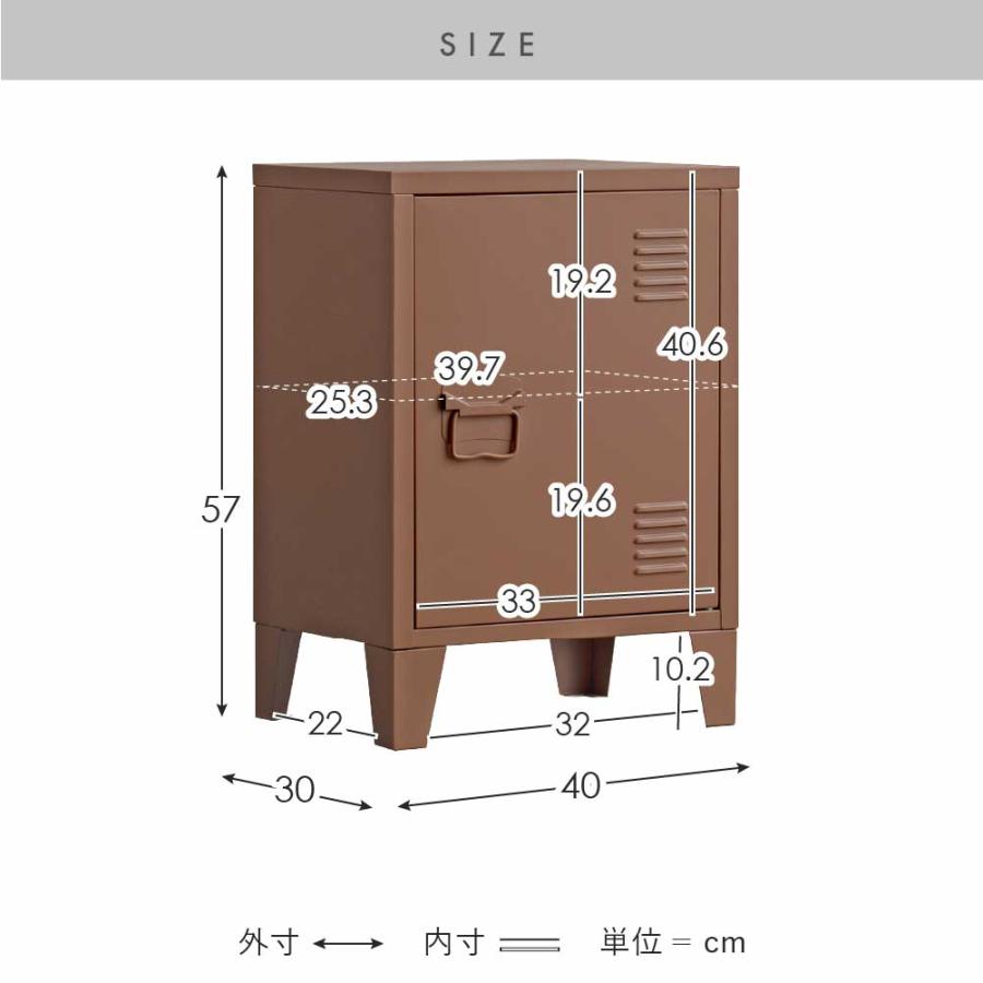 レトロカラー　スチールロッカー オフィスロッカー レトロ ロッカー おしゃれ レトロカラー スチール
