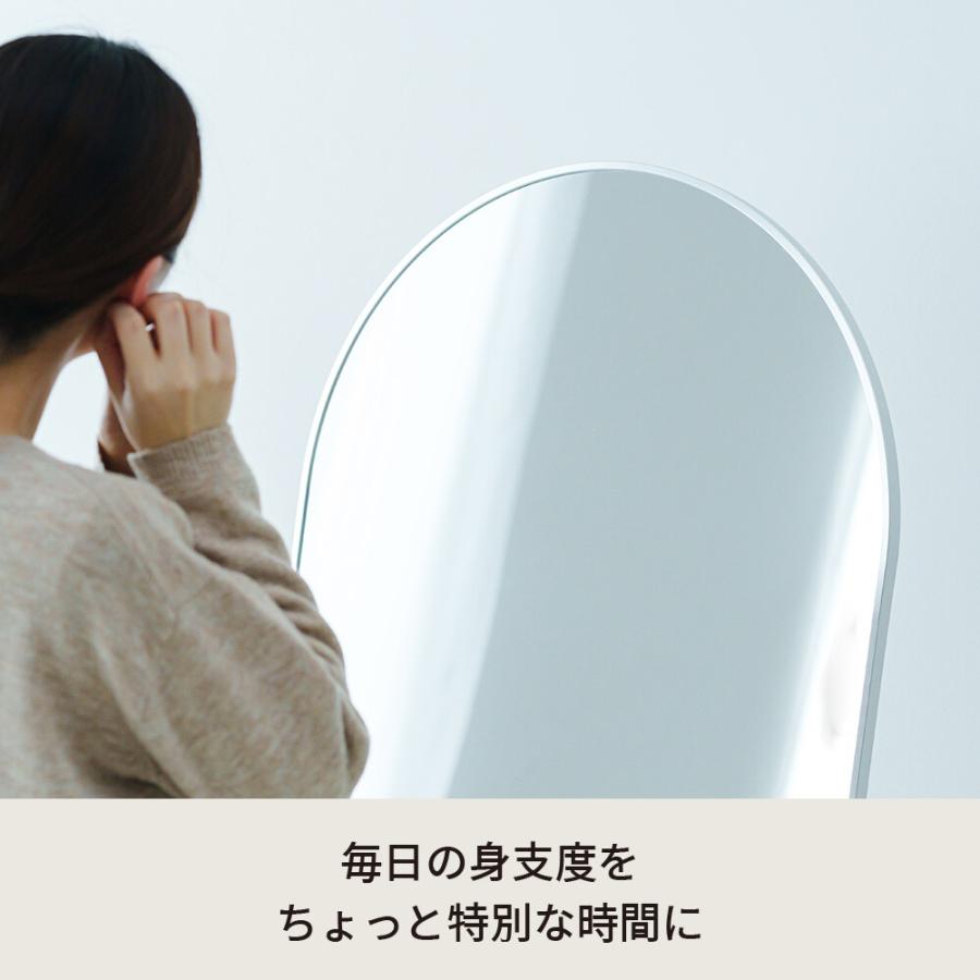 大型 スタンドミラー 鏡 姿見 姿鏡 細フレーム 幅60cm 高さ150cm 北欧