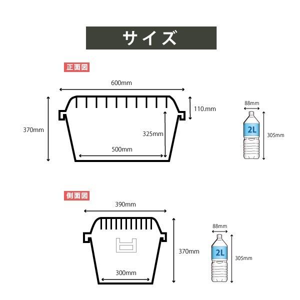 収納ボックス 50L ツールボックス コンテナボックス ガレージ 工具入れ