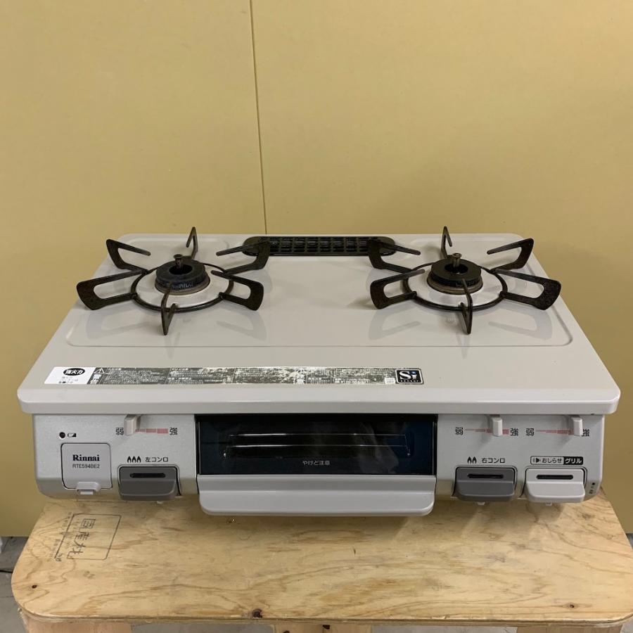 リンナイ 中古 都市ガス 左強火力 59cm ガスコンロ RTE594BE2L リンナイ 中古 都市ガス 左強火力 59cm ガスコンロ RTE594BE2L