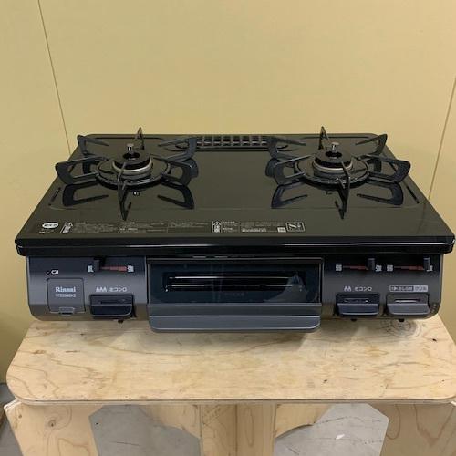 リンナイ 中古 都市ガス 左強火力 59cm ガスコンロ RTE594BK2L リンナイ 中古 都市ガス 左強火力 59cm ガスコンロ RTE594BK2L