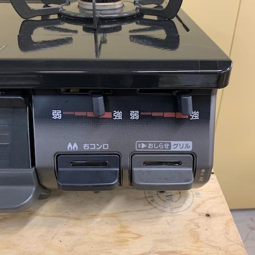 リンナイ 中古 都市ガス 左強火力 59cm ガスコンロ RTE594BK2L リンナイ 中古 都市ガス 左強火力 59cm ガスコンロ RTE594BK2L