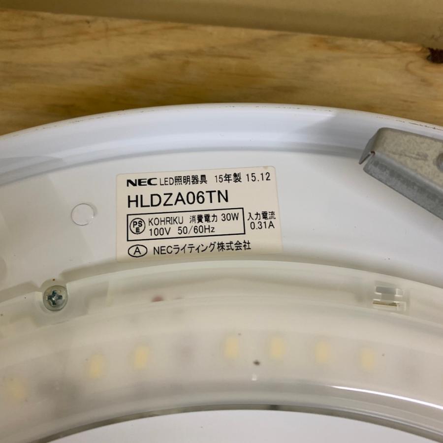 NEC 送料無料 美品 NEC LEDシーリングライト 〜6畳 HLDZA06TN 2015年製