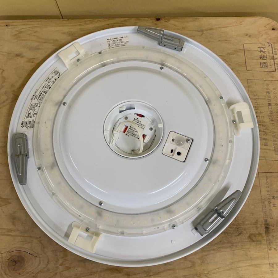 #6059 NEC LED照明器具　HLDZA06TN 2018年製 NEC 送料無料 美品 NEC LEDシーリングライト 〜6畳 HLDZA06TN 2015年製