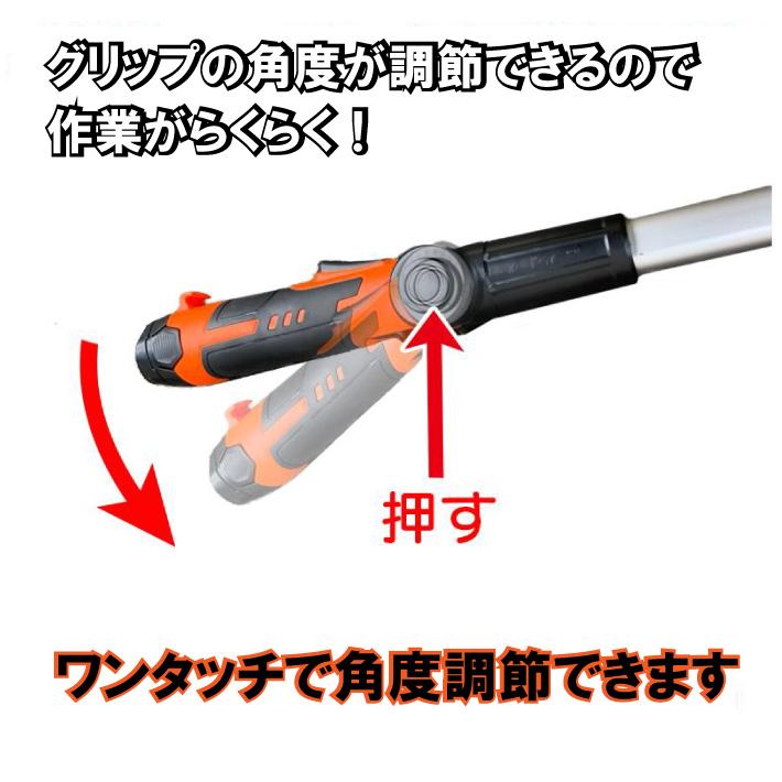 チェーンソー YARD FORCE １２Ｖコードレス高枝チェーンソーミニ LS-A10-JP　 ヤードフォースチェーンソー 電動 軽量 2WAY ミニチェーンソー | YARD FORCE | 06