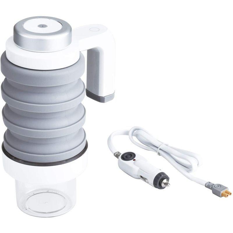 セイワ Seiwa 500ml Dc12v Z106 Goup シリコン素材 デジ ポット 温度調節 湯沸し器 空焚き防止 車用 電気ケトル 一部予約 電気ケトル