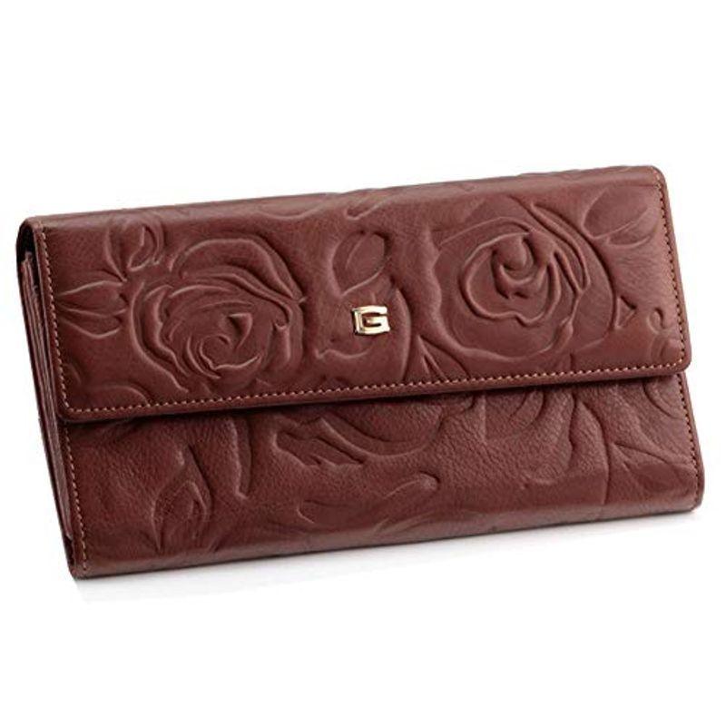 ジウディ Giudi 長財布 イタリア製 レディースファッション ギャルソンウォレット 財布 本革 花柄 ブラウン 財布 レディース ブラウン ならショッピング ランキングや口コミも豊富なネット通販 更にお得なpaypay残高も スマホアプリも充実で