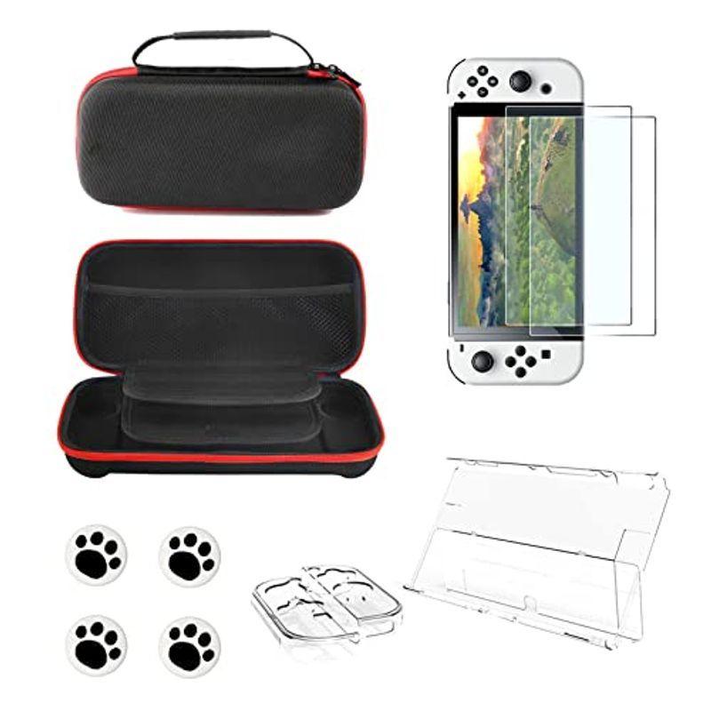 Switch 有機elモデル 収納バッグ switch OLED 分離式保護カバー 専用液晶保護フィルム 耐衝撃 大容量 防じん ゲームカー 大人気! Switch 有機elモデル 収納バッグ switch OLED 分離式保護カバー 専用液晶保護フィルム 耐衝撃 大容量 防じん ゲームカー 大人気!