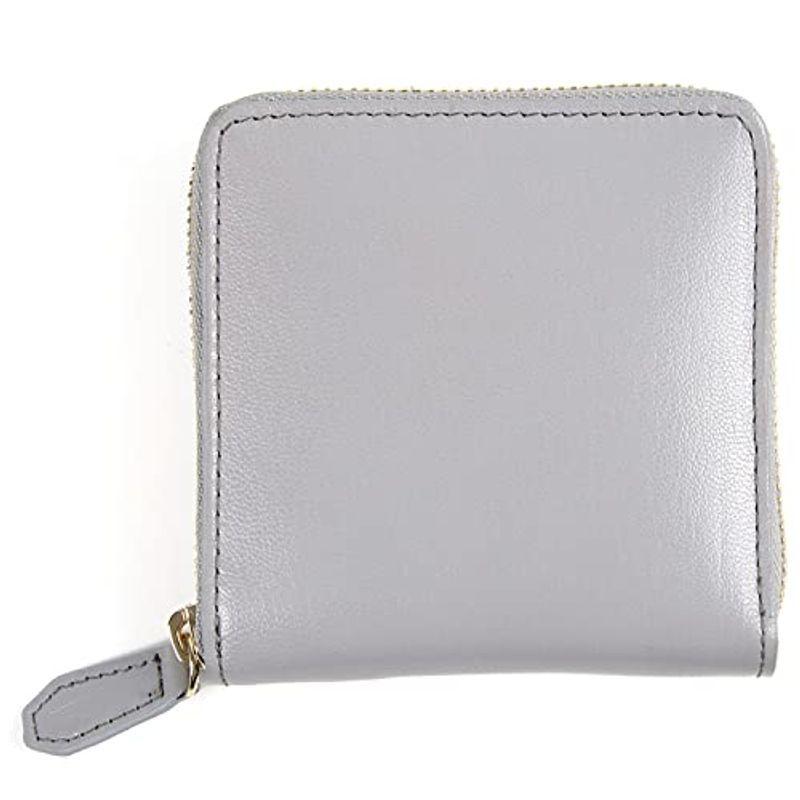 Mura 財布 ラウンドファスナー ゴートレザー レディース 財布 二つ折り 本革 ラウンドファスナー グレー ならショッピング ランキングや口コミも豊富なネット通販 更にお得なpaypay残高も スマホアプリも充実で毎日