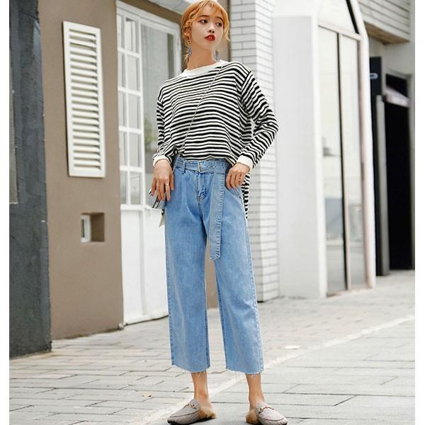 在庫処分 レディース デニム ワイドデニム ワイドパンツ パンツ ボトム ジーンズ 送料無料 |  | 02