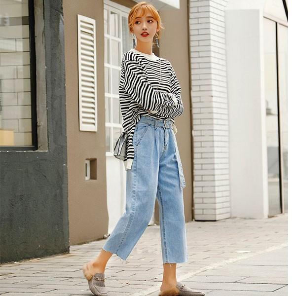 在庫処分 レディース デニム ワイドデニム ワイドパンツ パンツ ボトム ジーンズ 送料無料 |  | 04