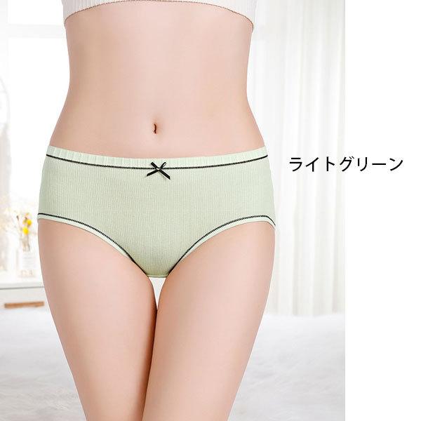 サニタリーショーツ 生理用ショーツ サニタリーパンツ インナー ショーツ リブ リボン 綿 生理用パンツ 下着 ひびきにくい 後ろもれ防止 送料無料 |  | 03