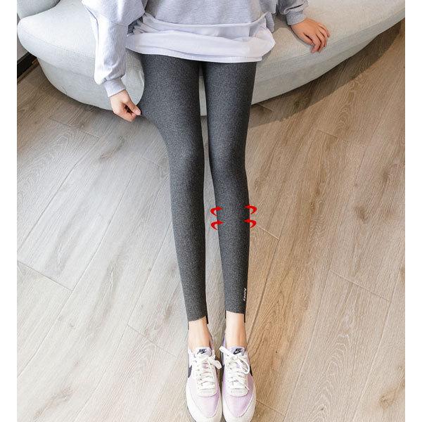 レギンス パンツ リブレギンス ロゴ ストレッチ リブ スポーツ ヨガ スパッツ トレーニング ダンス 送料無料 |  | 11