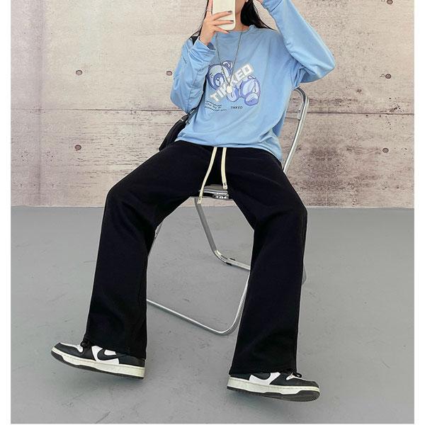 レディース ワイドパンツ スウェット スエット スゥエット スウエットパンツ 無地 ルームウェア スポーツウェア 送料無料 |  | 07