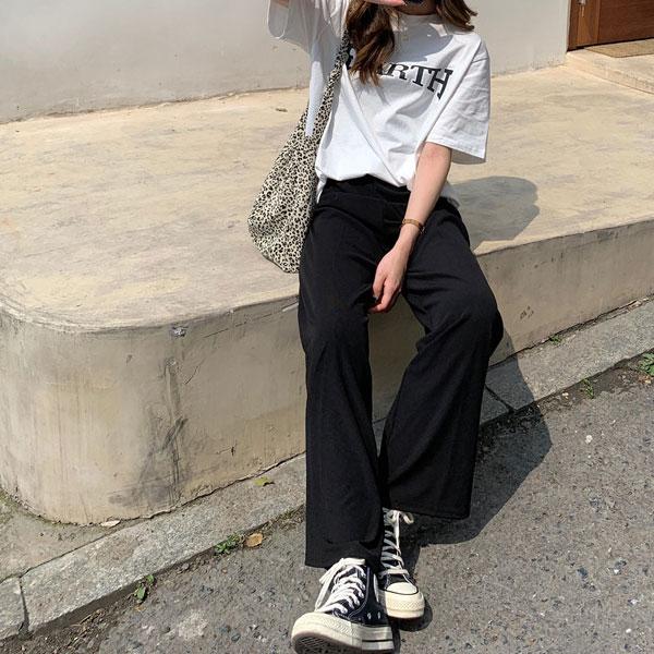 ワイドパンツ 夏パンツ カラーパンツ レディース パンツ リブパンツ ボトム ウエストゴム 送料無料 |  | 13