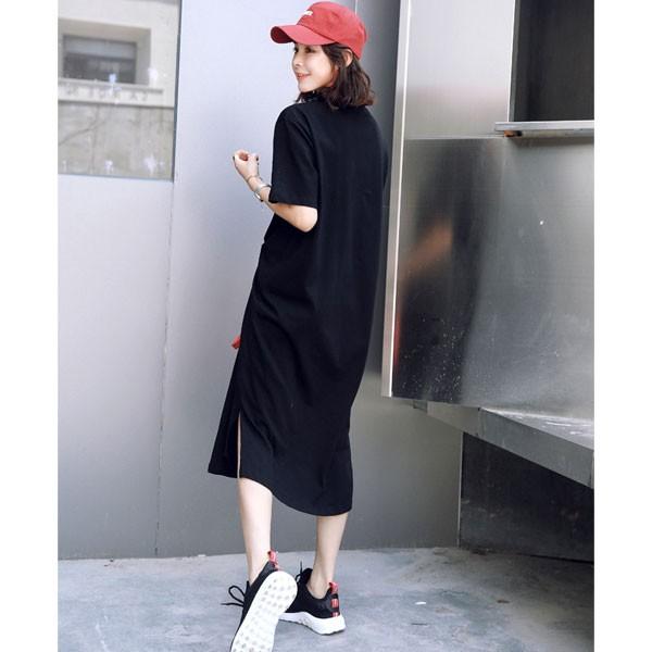 在庫処分 ワンピース ロング丈 マキシワンピース ロングワンピ ゆったり 大きいサイズ 体型カバー |  | 02