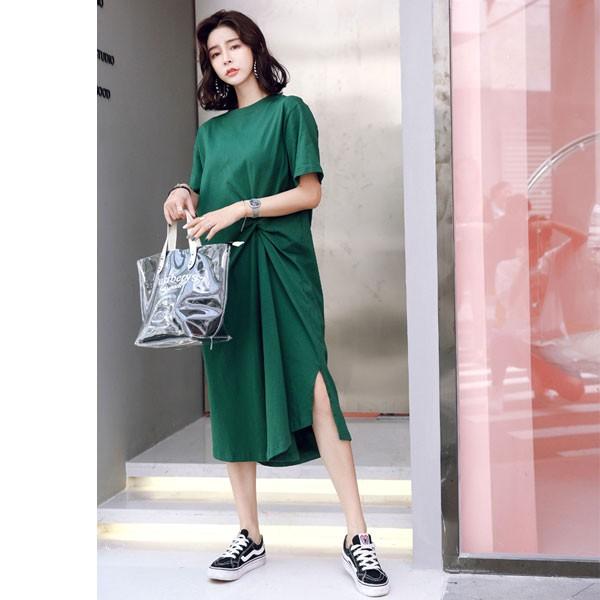 在庫処分 ワンピース ロング丈 マキシワンピース ロングワンピ ゆったり 大きいサイズ 体型カバー |  | 08