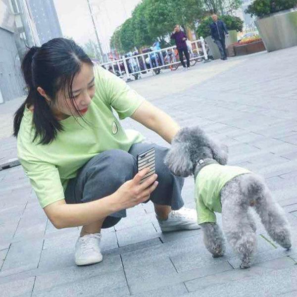 ドッグウェア 犬 犬服 犬用ウェア ペットウェア ペットとお揃い リンクコーデ ペアルック Tシャツ レディース プリントT アボカド 半袖 トップス |  | 01