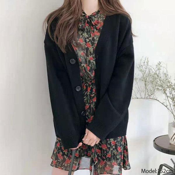 カーディガン レディース ニット 暖かい カシミアタッチ カーデ ニットカーデ 羽織り 送料無料 ゆったり 大きいサイズ 30代 40代 ReF |  | 07