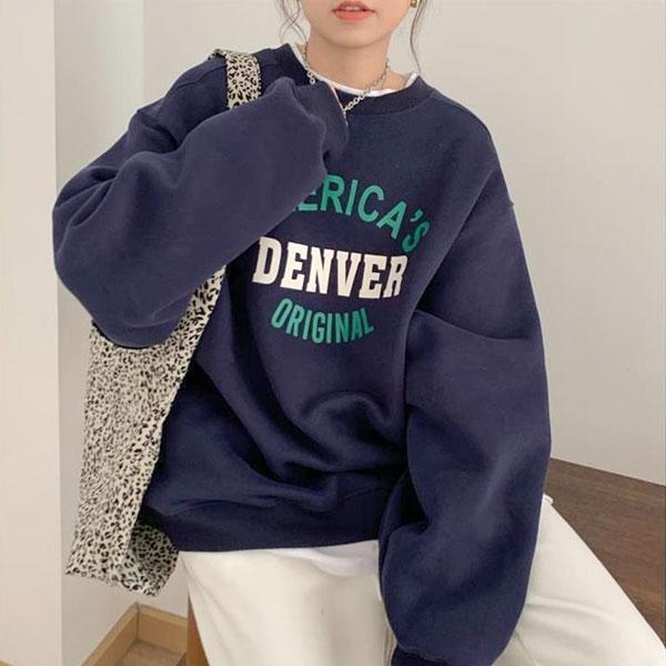 裏起毛 トレーナー スウエット スエット レディース 英字ロゴ ロゴトレーナー 長袖 トップス 送料無料 |  | 04