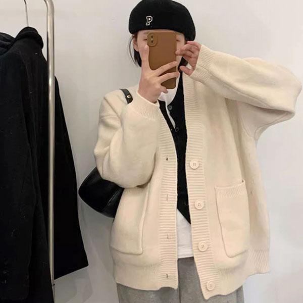 【期間限定スペシャルプライス】カーディガン レディース  カーデ ニットカーデ 大きめ きれいめ 上品 高級感 体型カバー アウター 送料無料 |  | 12