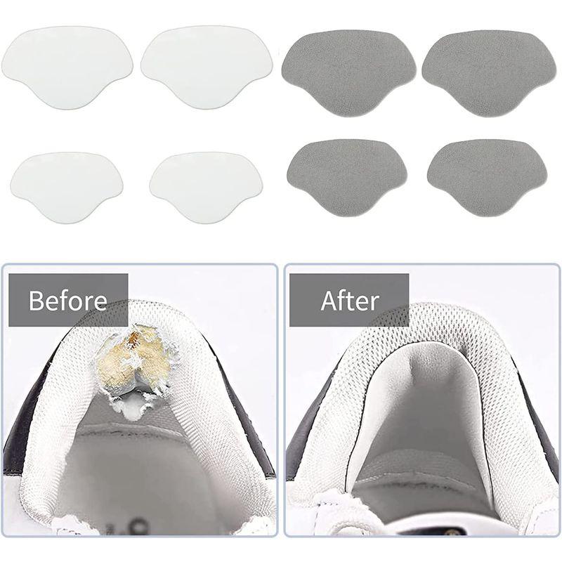 サムコス かかと修理 内側シール シューズ補修材 スニーカー修理 サイズ調整 靴ずれ防止 踵保護 かかとスピード補修 貼るだけで簡単 (4足