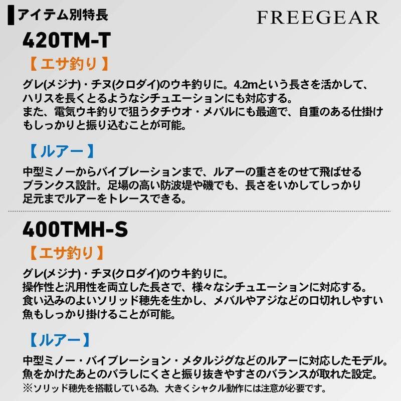 ダイワ(DAIWA) 磯・ルアー兼用ロッド フリーギア 420TM-T 釣り竿 DAIWA 磯 ルアー兼用ロッド フリーギア 420TM 釣り竿