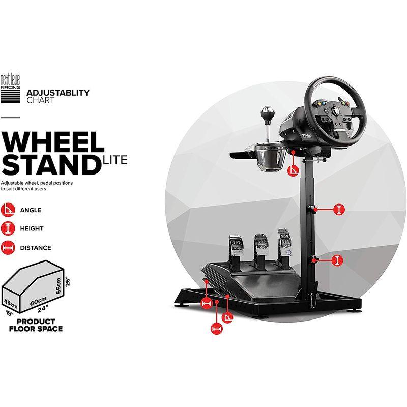 Next Level Racing ステアリングコントローラー対応(Thrustmaster、Fanatec、Logitech) Wheel Level Racing ステアリングコントローラー対応 Thrustmaster Fanatec Logitech Wheel 角度を調整可能
